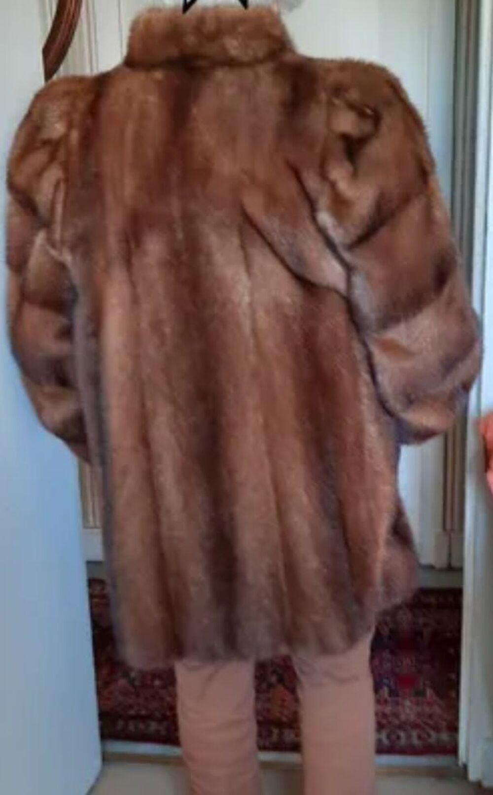 Manteau 3/4 Vison v&eacute;ritable Vêtements