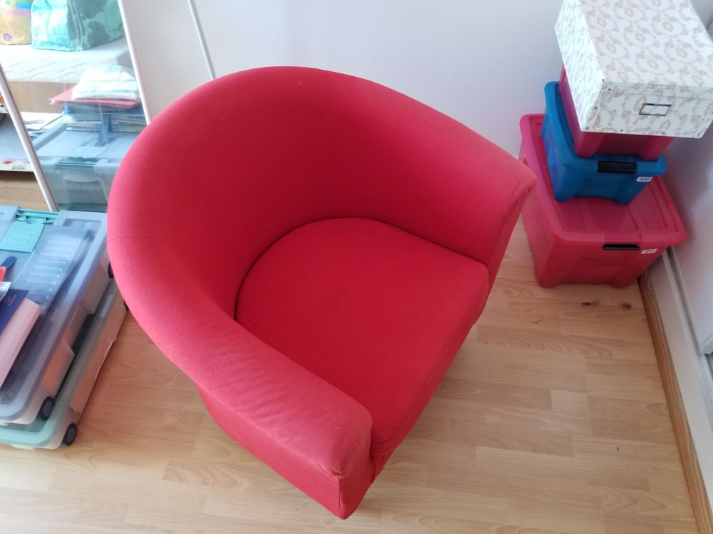 FAUTEUIL Ikea Rouge Meubles
