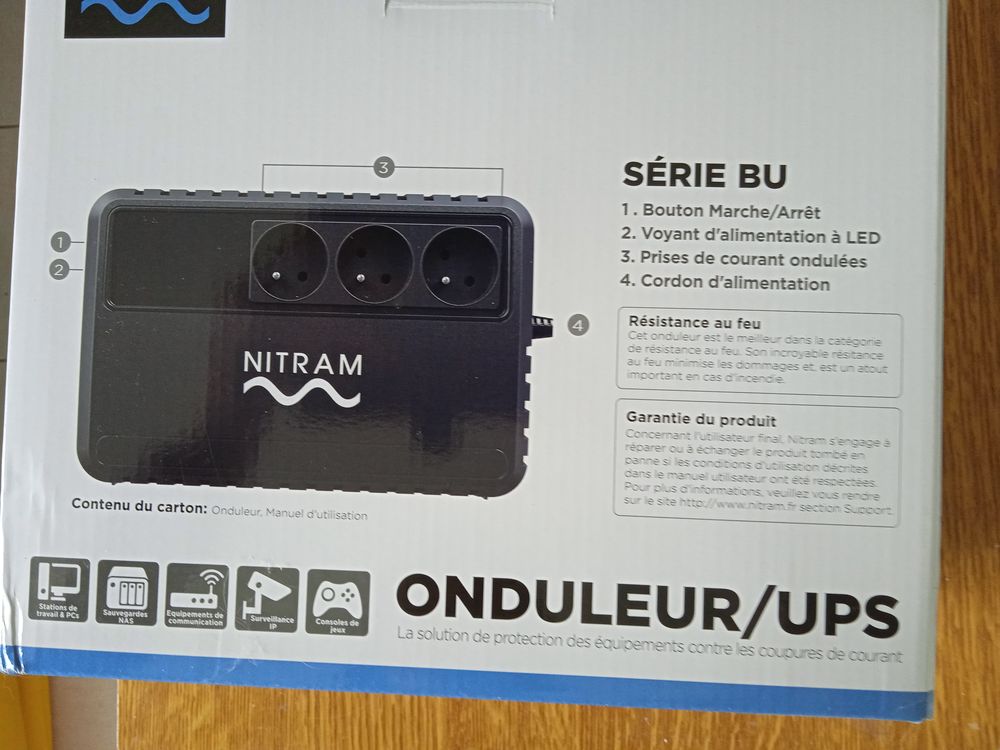  Onduleur/UPS NITRAM Matériel informatique