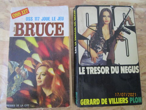 lot de cinq livres OSS 117 et SAN ANTONIO 4 Chanteloup-en-Brie (77)