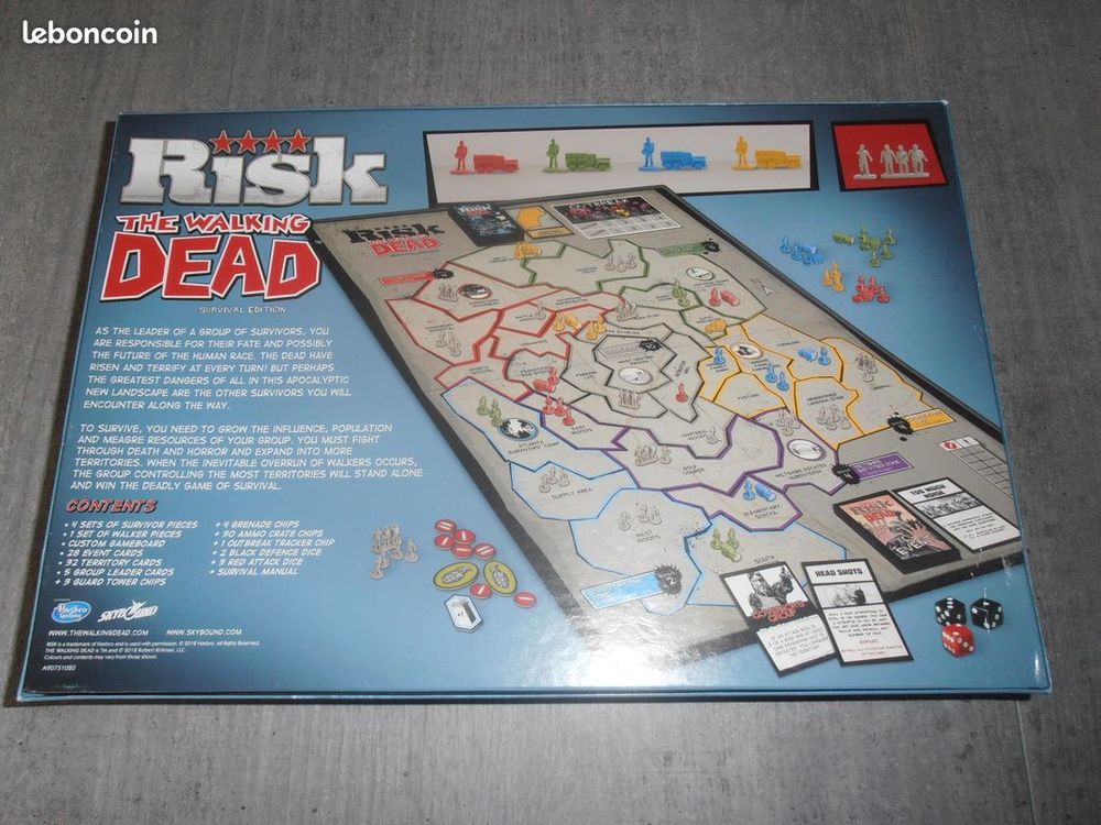 Risk Winning Moves The Walking Dead - En parfait &eacute;tat. Jeux / jouets