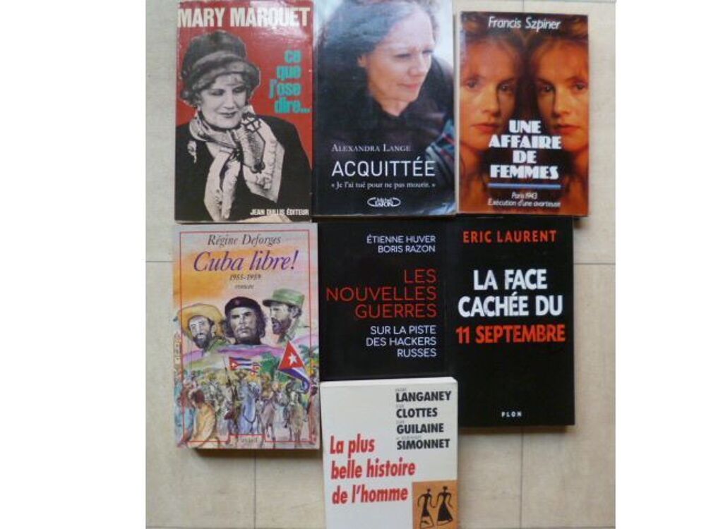 SANTE, AFFAIRES et gros ROMANS Livres et BD