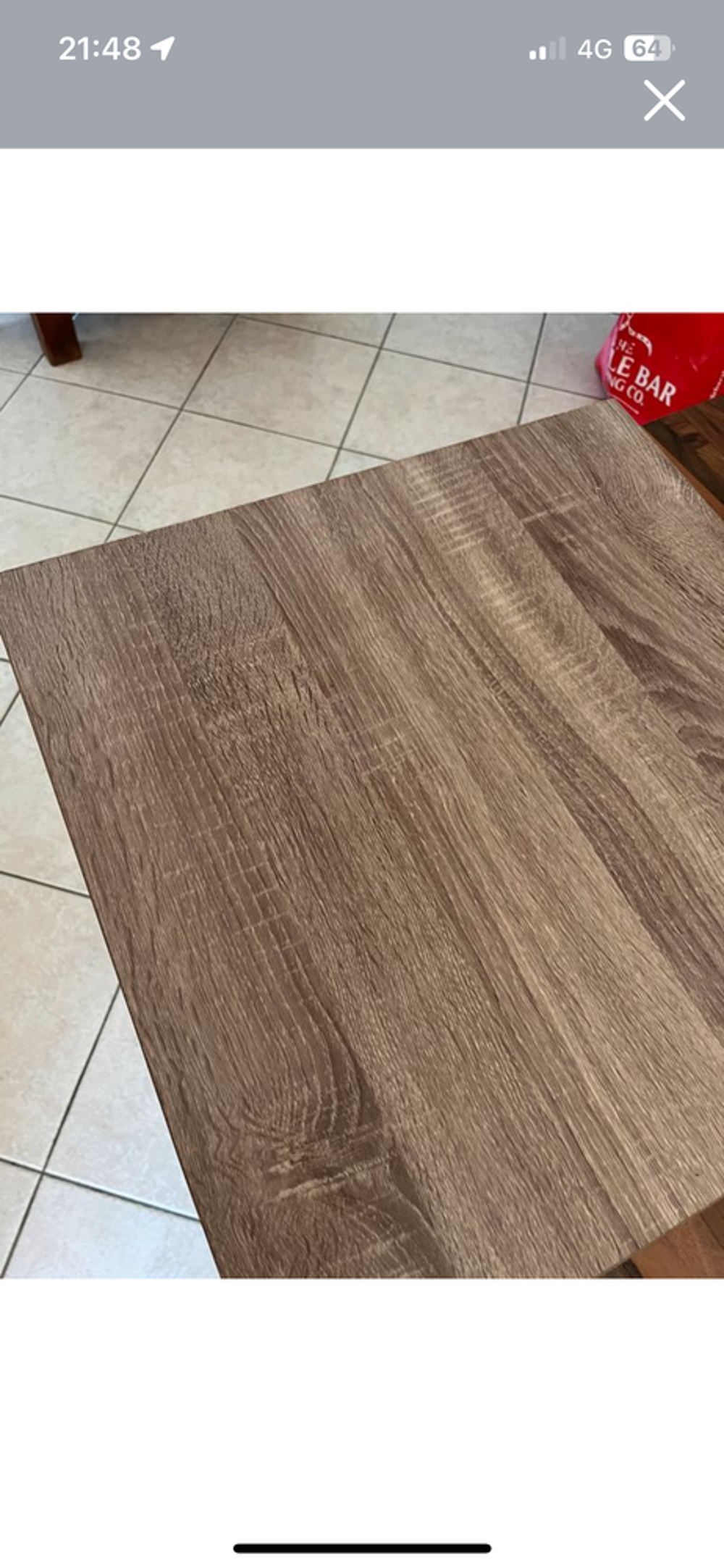 Table Basse Carr&eacute;e Ch&ecirc;ne Meubles
