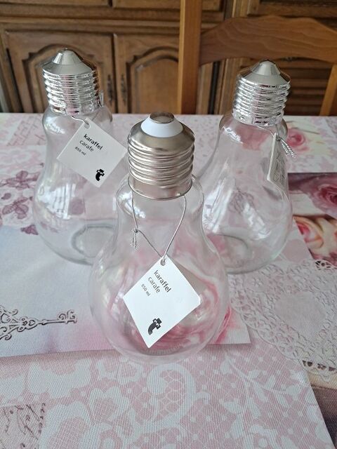 Carafe ampoule cruche cuisine mode deco accessoire TV 6 Fèves (57)