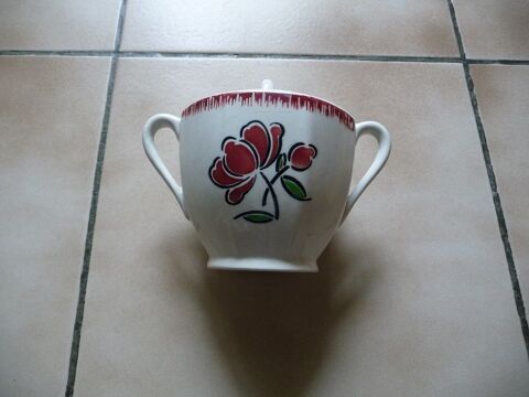 Grand Sucrier ancien Badonviller num�rot� et estampill� 18 Celles-sur-Belle (79)