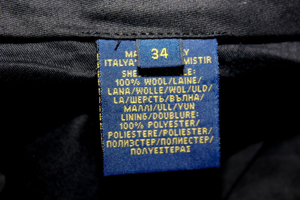 Pantalon noir &amp; anthracite RALPH LAUREN T.34 Vêtements