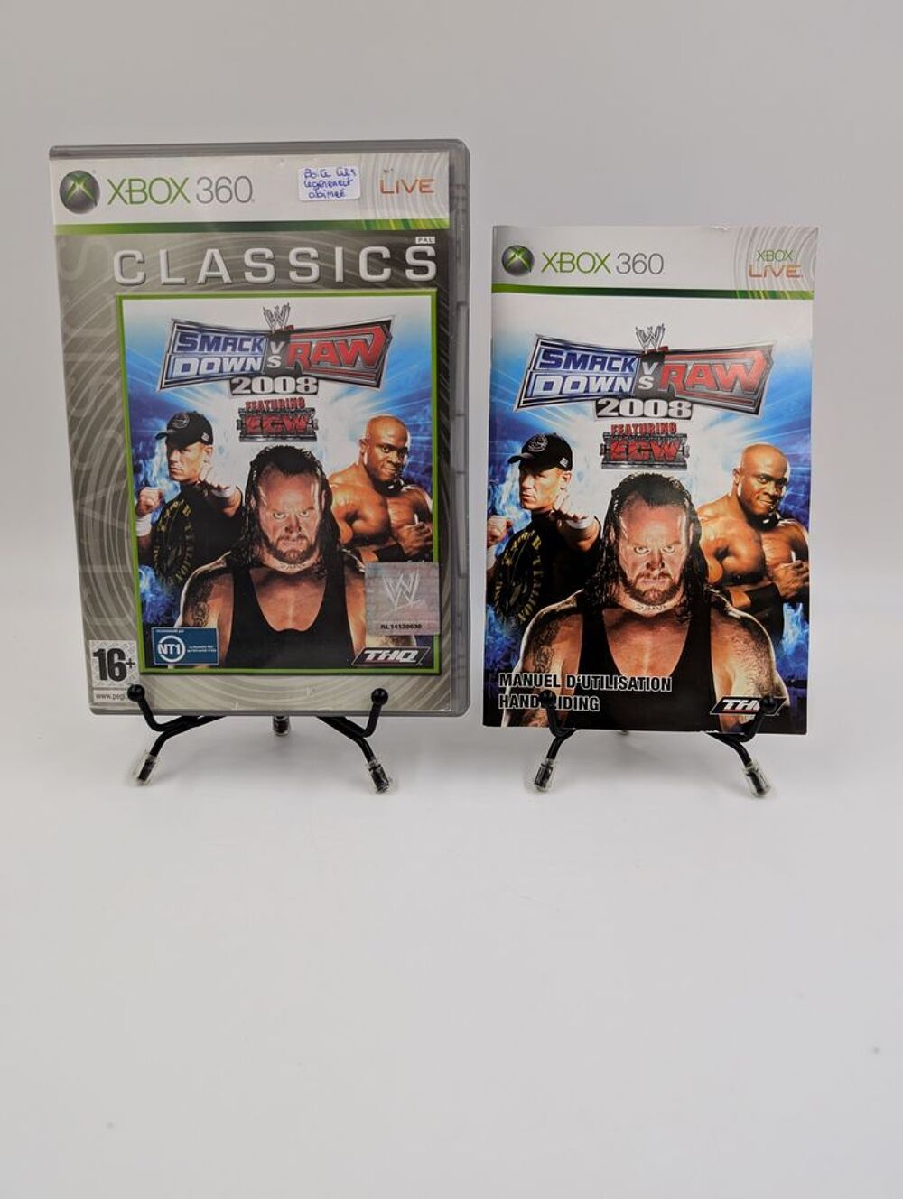 Jeu Xbox 360 SmackDown vs. Raw 2008 (Classics) complet Consoles et jeux vidéos