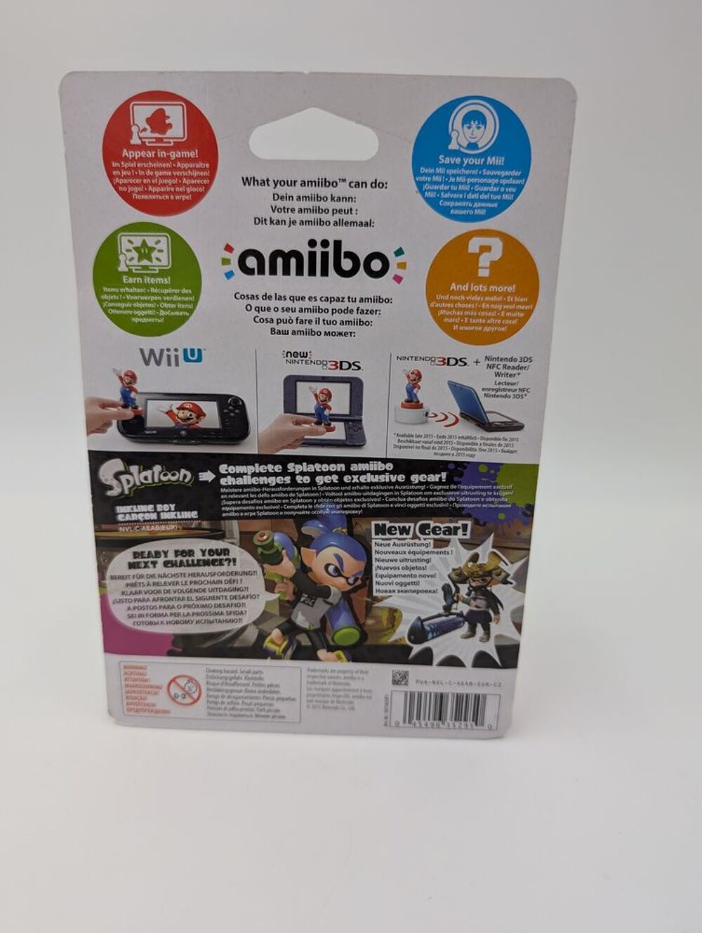 Figurine Nintendo amiibo Splatoon Inkling Boy (Gar&ccedil;on) neuf Consoles et jeux vidéos