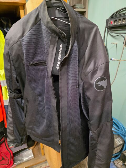 Veste Moto Bering Noire Ventile 90 Vernines (63)