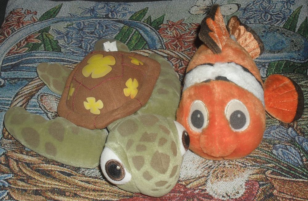 Peluches NEMO et SQUIZ. Jeux / jouets