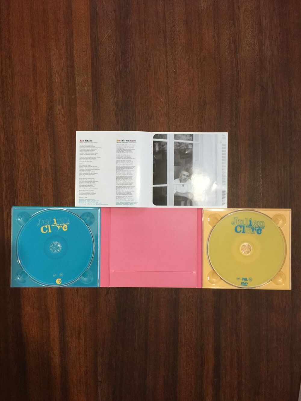 Coffret CD + DVD Julien Clerc " Double enfance " CD et vinyles