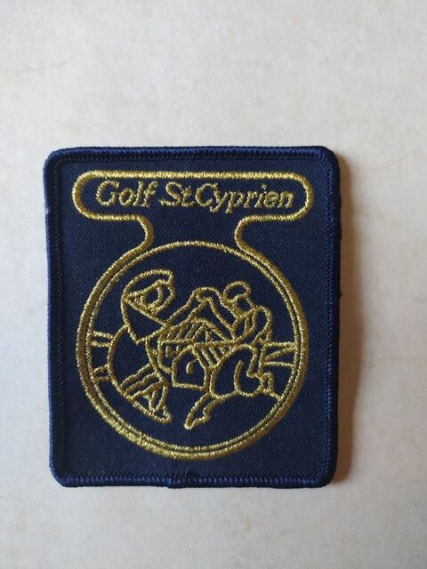 cusson de golf Saint Cyprien Tissu Brod Fil Mtal 12 Loches (37)
