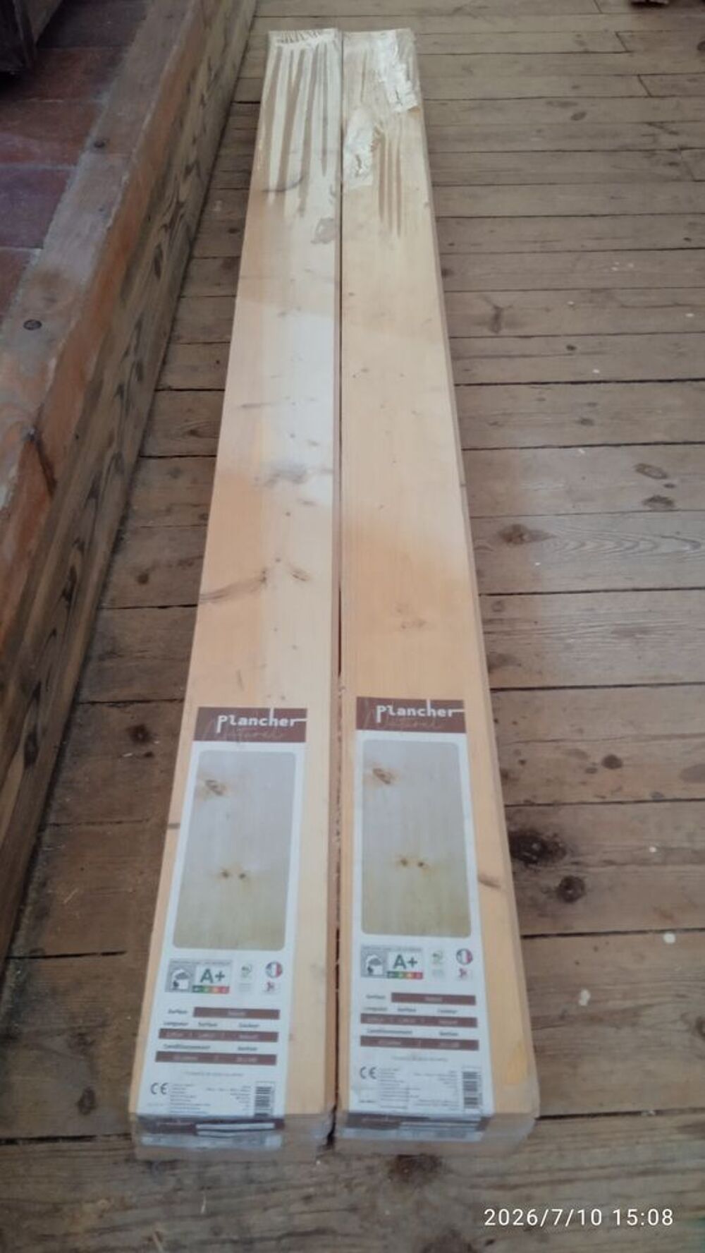 Lame parquet Bricolage