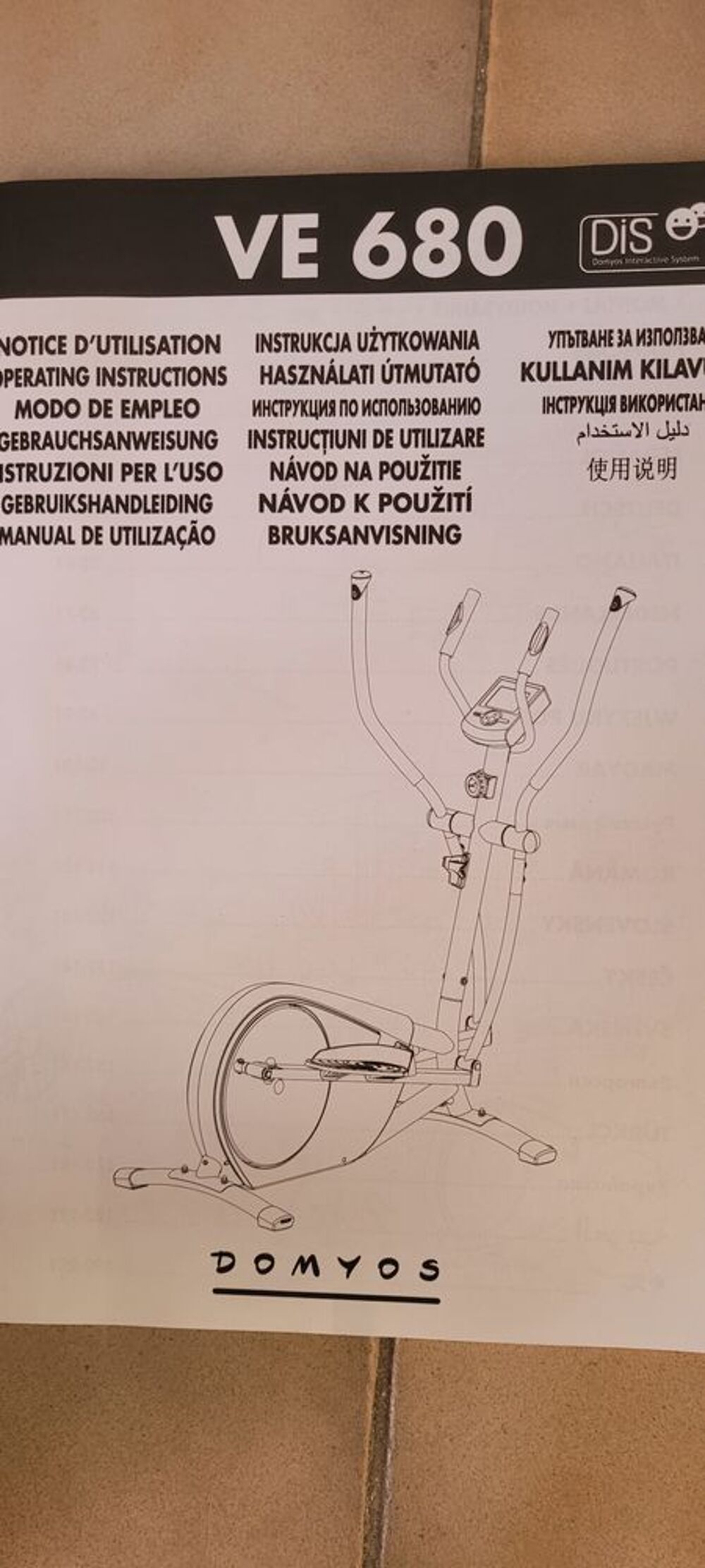 v&eacute;lo elliptique Sports