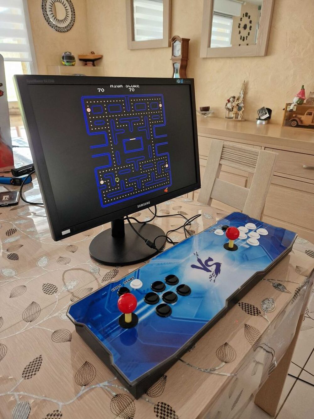 console borne arcade pandora box 6 complet avec &eacute;cran 24&quot; Consoles et jeux vidos