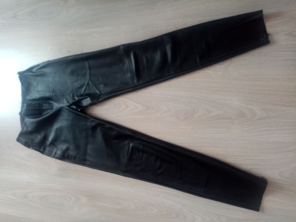 Pantalon cuir store zara femme