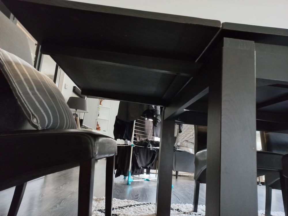 TABLE SALLE A MANGER EN WENGE (NOIR), LIVRAISON GRATUITE D�coration