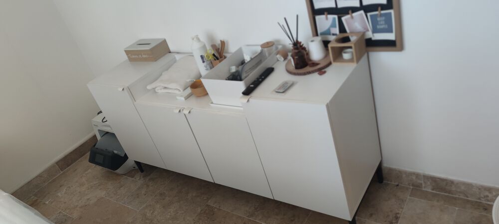 meuble bas blanc Meubles