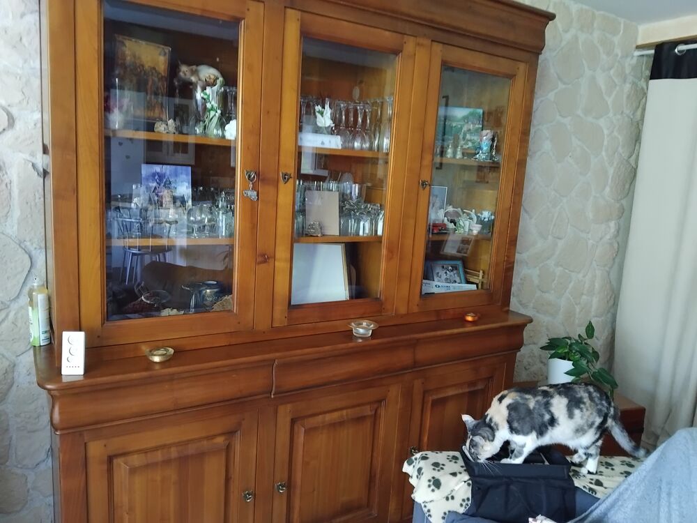 buffet vaisselier en merisier massif Meubles