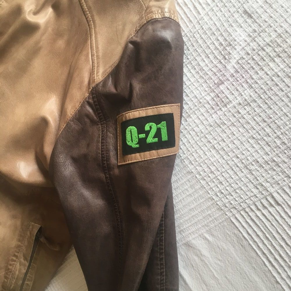 Blouson de cuir 2 couleurs Vêtements