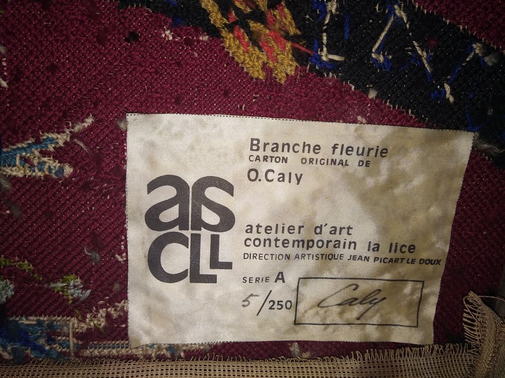 tapisserie broderie Odette Caly Décoration