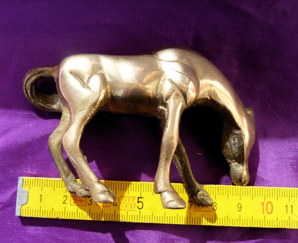 Cheval de bronze moulage artisanal Décoration