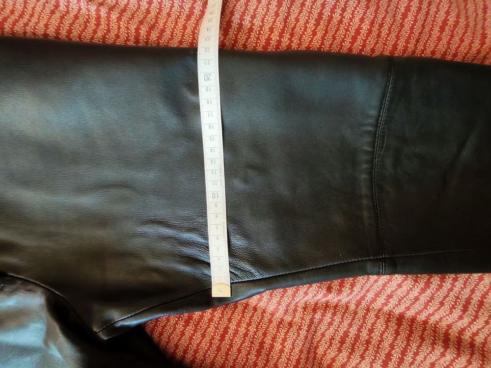 Pantalon femme cuir noir marque inspirations T 40 Vêtements