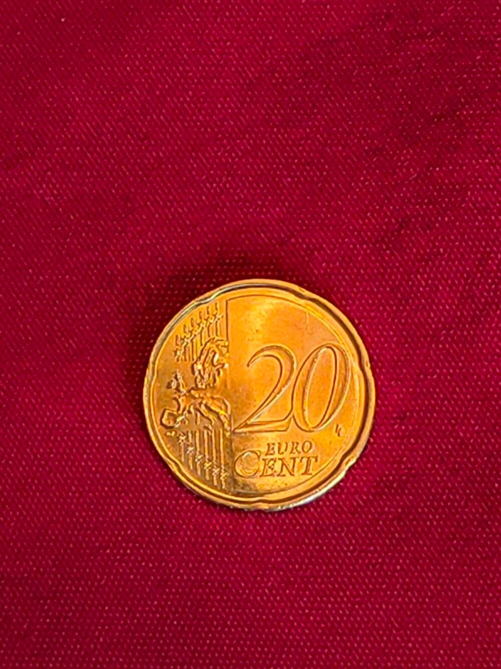 Pi&egrave;ce de 20 centimes d'euro Jos&eacute;phine Baker 