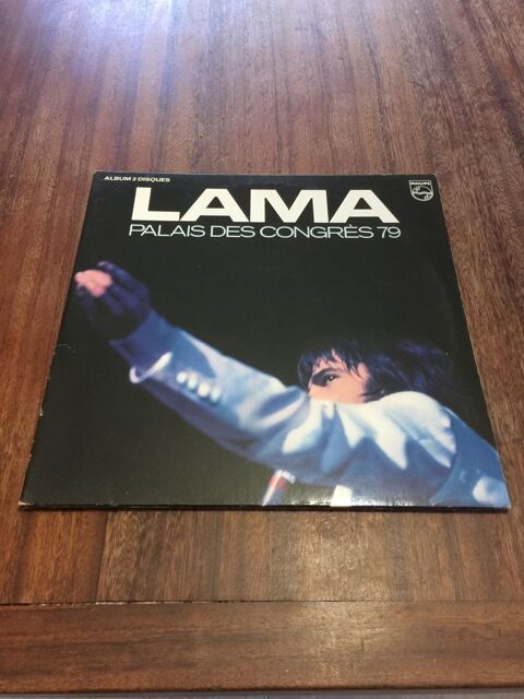 Vinyle double 33 tours Serge Lama   Palais des con 8 Saleilles (66)
