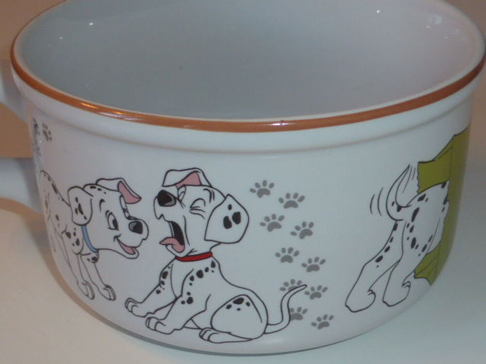 Grand bol avec anse les 101 dalmatiens Disney Cuisine