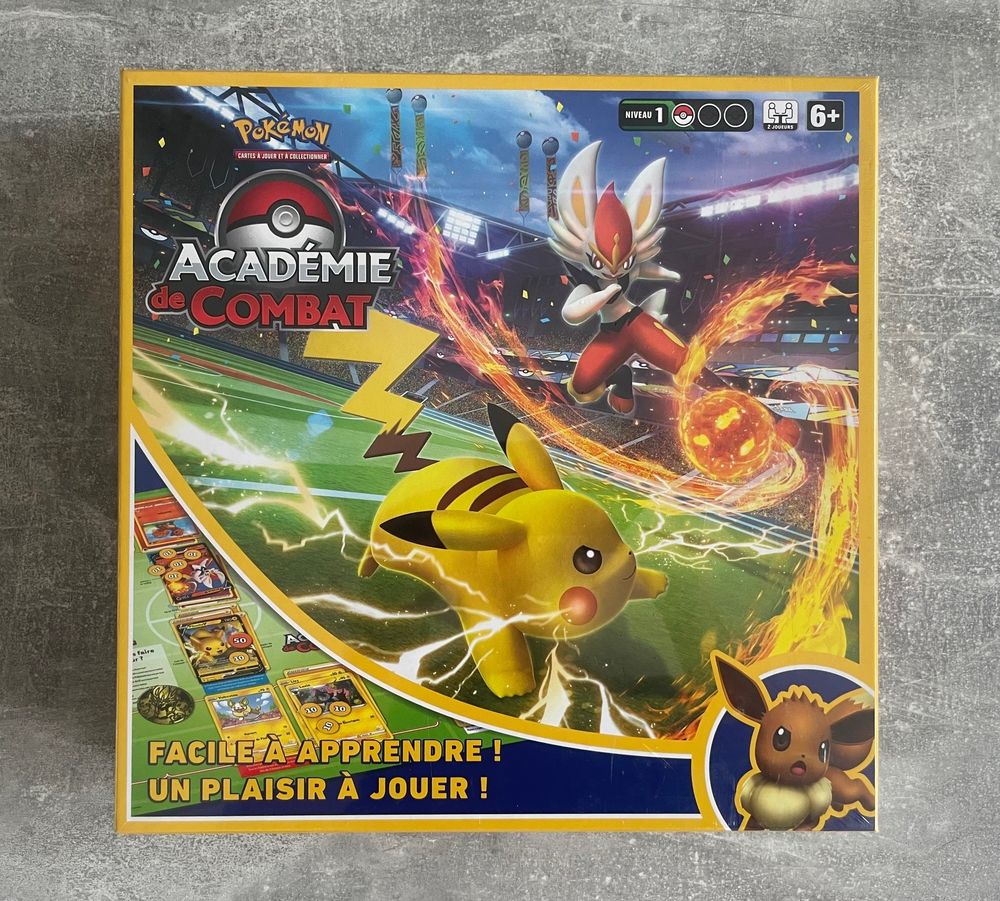 Jeu de plateau Pokemon acad&eacute;mie de combat, neuf sous blister Jeux / jouets