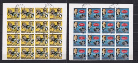 6 PLANCHES de CENTRAFRIQUE  CONSTRUCTEURS AUTOS  4 Les �glisottes-et-Chalaures (33)