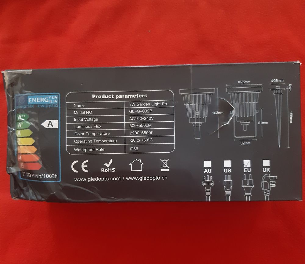 RGBCCT spot de jardin Pro Changement de couleur / 7 W Jardin