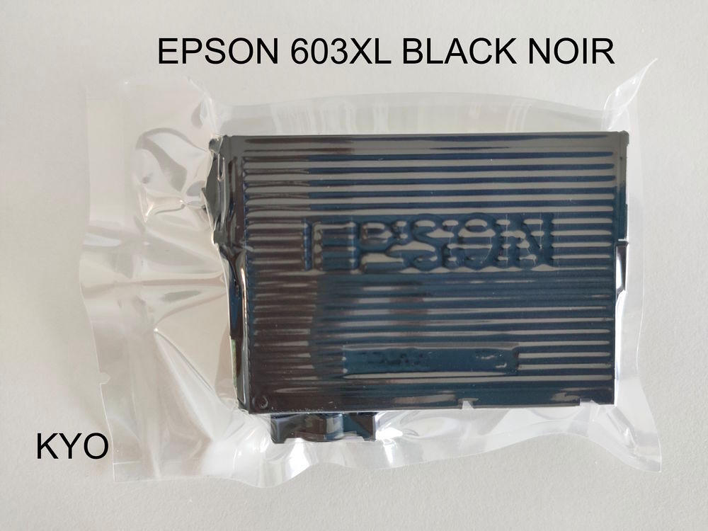 EPSON 603XL - cartouche encre Black Noir 8,9 ml C13T03A14010 Matériel informatique