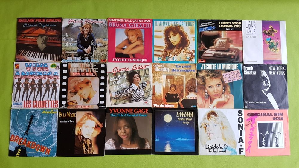 LES 45T PHOTO 32 CD et vinyles