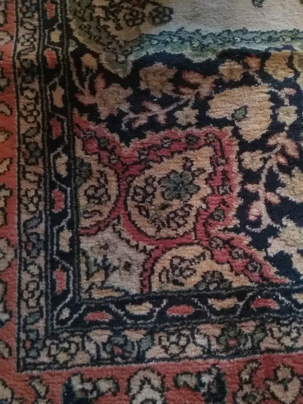 beau tapis type persan tres bon etat Décoration