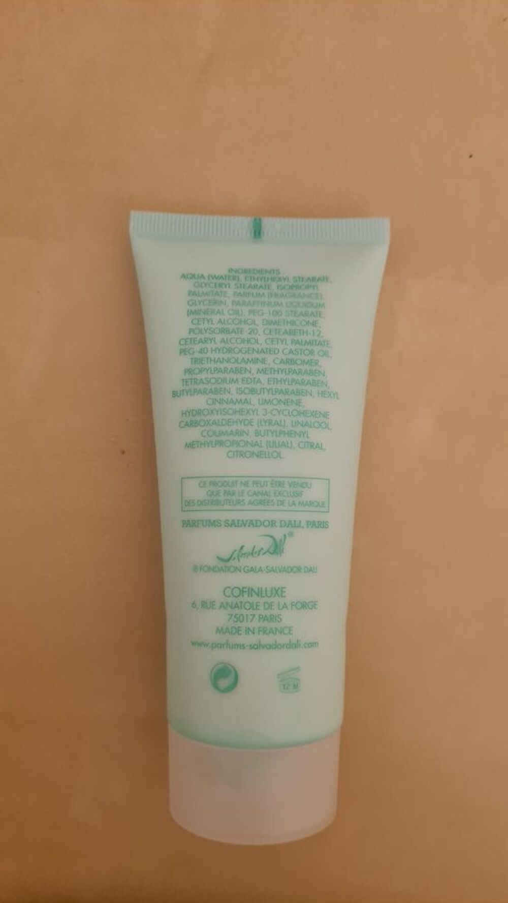 Lait Parfum&eacute; Salvador Dali Laguna 100ml Bijoux et montres