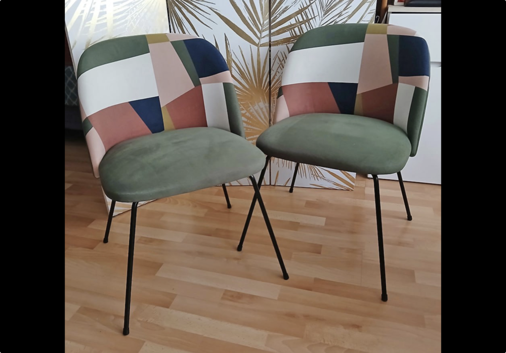 lot de deux chaises "&nbsp;business Wanda&nbsp;" Meubles