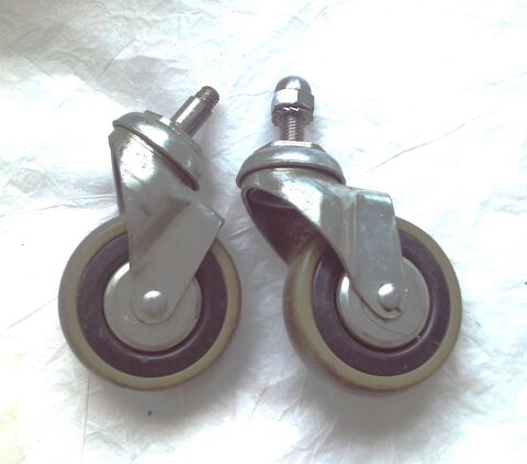 Lot de 2 roues pivotantes industrielles � vis, diam�tre 70 8 Villeurbanne (69)
