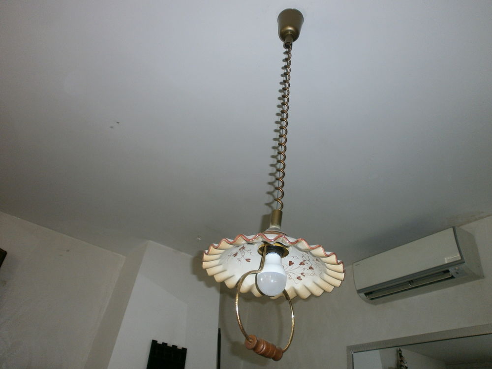 Lampe de plafond reglabe en hauteur en parfait etat 6E Dcoration
