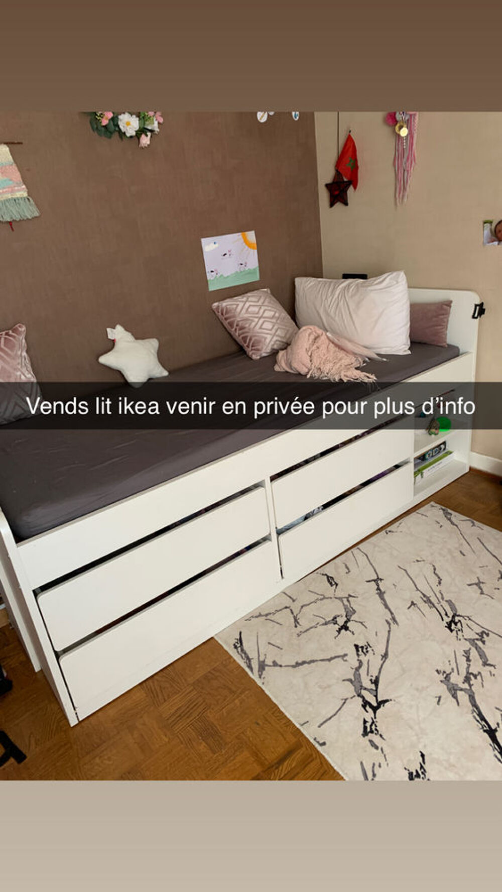 Lit IKEA 1 place Mobilier enfants