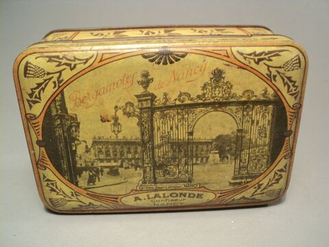 Boite Pub Bergamotes Nancy Grilles Jean-Lamour Lalonde 18 Loches (37)