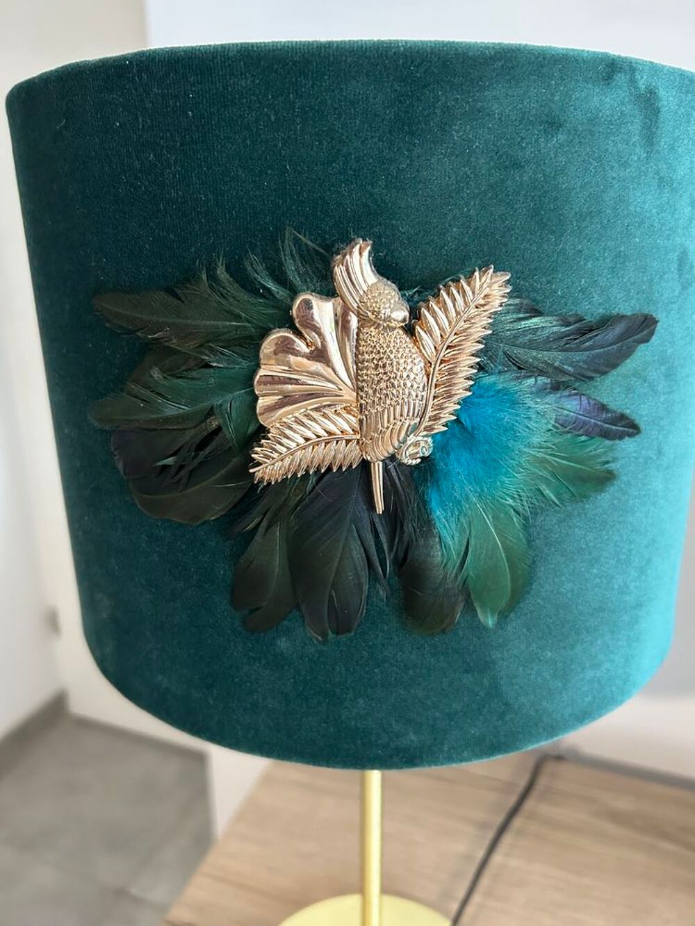 Lampe &agrave; plumes maison du monde Décoration