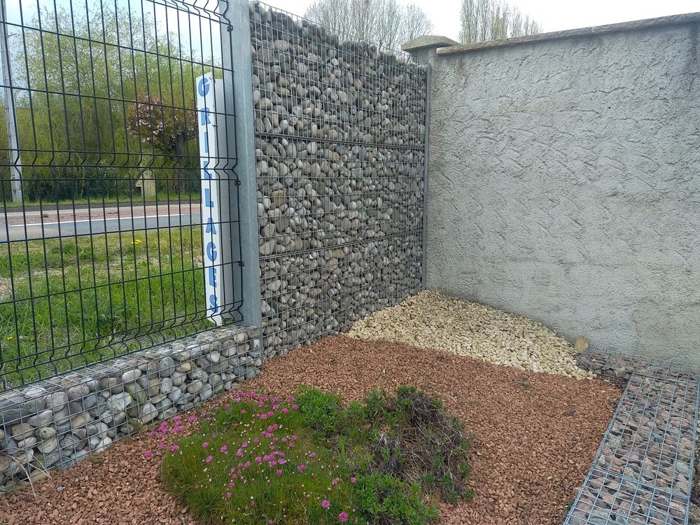 Gabion, cage de pierre pour r&eacute;alisation de mur et cl&ocirc;ture Bricolage