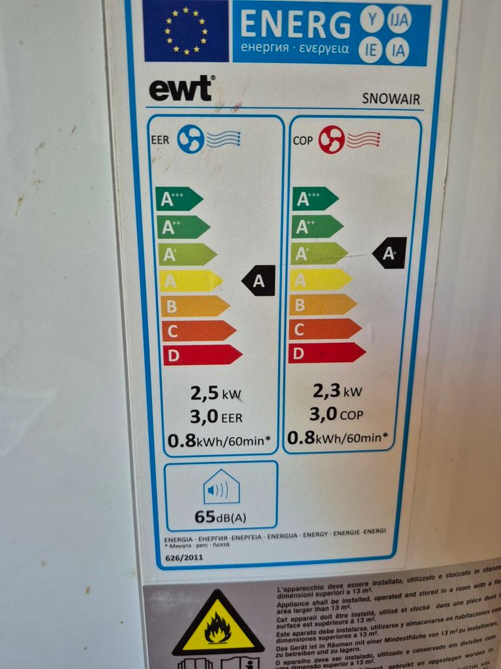 climatiseur r&eacute;versible Electroménager