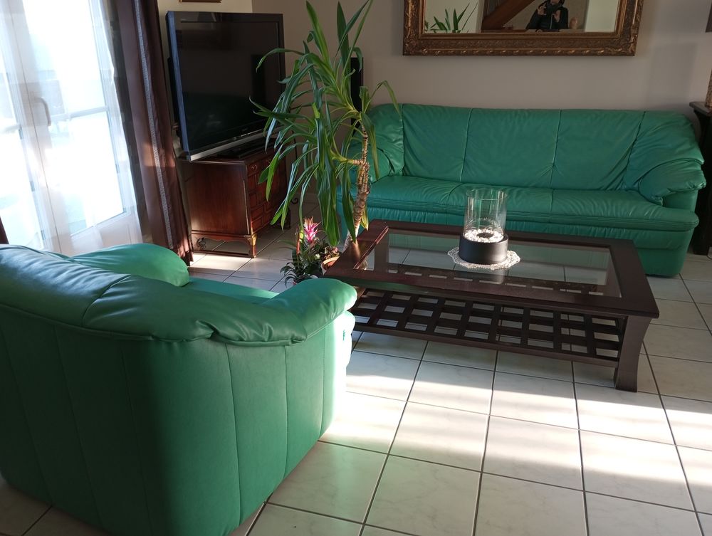 Salon canap&eacute; + fauteuils Meubles