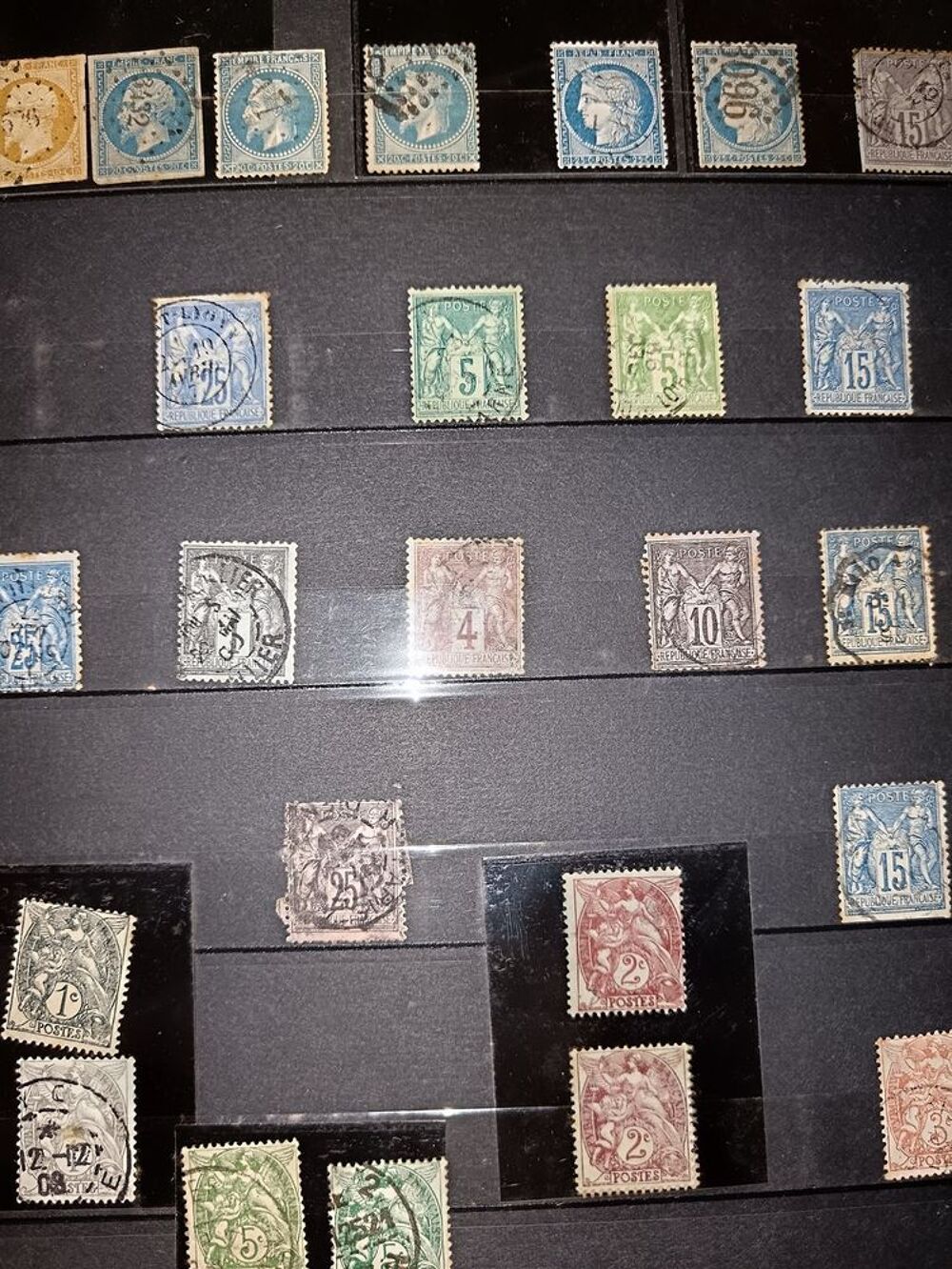 Recherche timbres anciens neufs France avant 1940 
