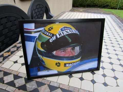 Photo encadree Ayrton Senna chez Williams 17 vreux (27)