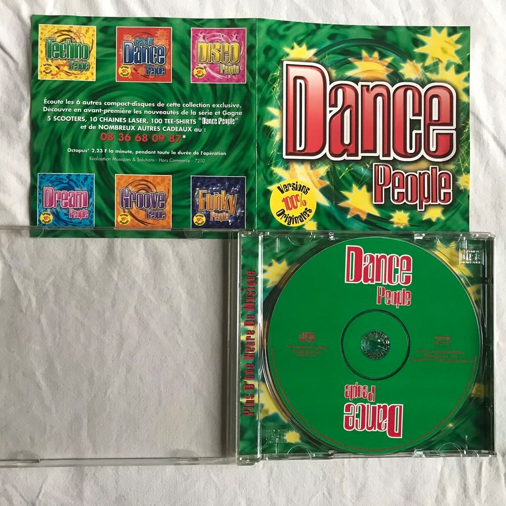 CD Dance People Vol.1 Versions 100% Originales ESSO Collect CD et vinyles