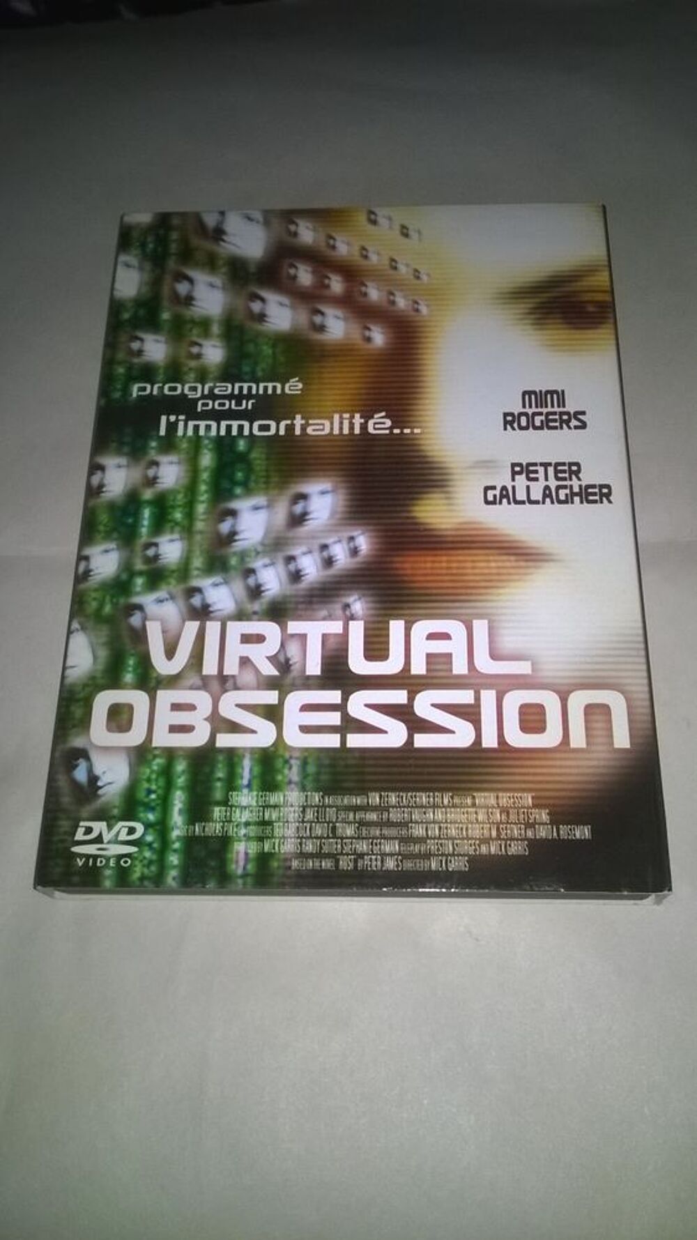DVD Virtual Obsession
Peter Gallagher - Mimi Rogers 
2005
Ex DVD et blu-ray